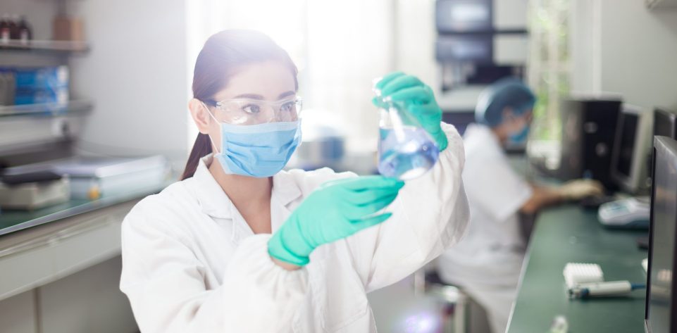 scientists working at the laboratory.